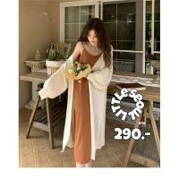 ราคา (ST-21) Sleeve Knitt Cardigan คาร์ดิแกนไหมพรมตัวยาว เสื้อคลุมไหมพรม เสื้อคลุมเกาหลี ไหมพรมเกาหลี (5665287614)