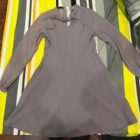 ราคา เดรสน่ารัก เดรสออกงาน สีเทา เเขนยาว (7535899313)