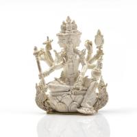 ราคา พระเครื่อง พระพรหม บันดาลโชค เนื้อสัมฤทธิ์เงิน รุ่นยกช่อฟ้า หลวงพ่อหวั่น วัดคลองคูณ จังหวัด พิจิตร (2112274185)