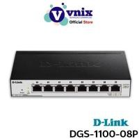 ราคา D-Link รุ่น DGS-1100-08P สวิตซ์ 8-Port Gigabit PoE Smart Managed Switch (14602093203)