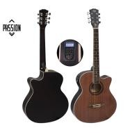 ราคา (ส่งทุกวัน) กีต้าร์โปร่งไฟฟ้า 40นิ้ว กีต้ารโปร่งไฟฟ้า Passion PS-402C สี MG (2644901515)