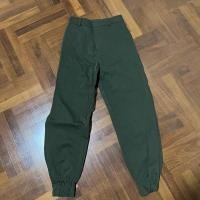 ราคา ส่งต่อ กางเกงขายาวเอวสูง ขาจั๊ม เอวสม็อก สีเขียวเข้ม (22910413481)