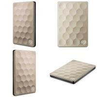 ราคา Seagate Harddisk External 1 TB ฮาร์ดดิส NEW Backup Plus Ultra Slim Gold Seagate Backup Plus Ultra Slim External Hard (7803856883)