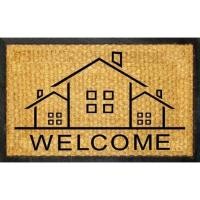 ราคา พรมเช็ดเท้า พรมดักฝุ่นใยมะพร้าว ฐานยาง พรมกากมะพร้าว Welcome วางหน้าประตู กันลื่นได้ เช็ดสิ่งสกปรกที่ติดมากับรองเท้า (22136117833)