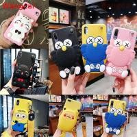 ราคา Samsung Galaxy A9 A8 A7 A6 A6+ A6 Plus 2018 Case Sesame Street Cat Pikachu Zipper Wallet Coin Purse Cartoon Case Cover (3711240328)