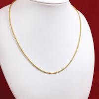 ราคา สร้อยคอ 14K ลายเกลียวเชือกเล็ก ความยาว 24 นิ้ว น้ำหนัก 2 สลึง สร้อยไมครอน ฟรีถุงกำมะหยี่ (7386954638)