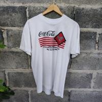 ราคา เสื้อยืดวินเทจ 90s Coca cola Twin Rivers Invitational Badminton Cup T-Shirt (20892279920)