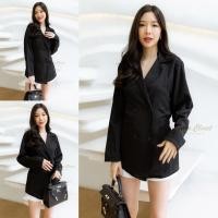 ราคา ZO060 TARA Suit Jacket เสื้อสูท เสื้อคลุม กระดุมหน้า แต่งดีเทลเชือกผูก เก๋มากๆ ผ้า Dobby ทรงสวย ใส่สบาย ไม่ร้อน (19064436931)