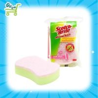 ราคา SCOTCH-BRITE 3m SPONGE PAD ANTIBAC PINK สก๊อตซ์-ไบรต์ ฟองน้ำ ใยขัดแอนตี้แบคทีเรีย สีชมพู สก๊อตซ์ไบรต์ (11769992157)