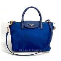 ราคา PRADA Tessuto Saffiano 2way Hand tote Shoulder Bag (รับประกันสินค้าแท้) (22758730018)