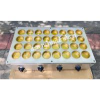ราคา เตาโอปันยากิแก๊ส 32 หลุม (พิมทองเหลือง) Obanyaki cake cooker/เตาทำขนมบ้าบิ่น32หลุมใช้แก๊ส (20372790869)