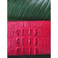 ราคา กระเป๋าหนังจระเข้แท้สีแดง (8196785091)