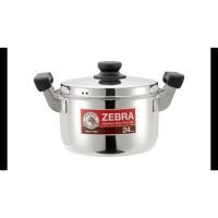 ราคา หม้อสแตนเลส ตราหัวม้าลาย ZEBRA เบอร์24 (3979692897)