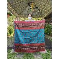 ราคา ผ้าไหมสีฟ้าครามผ้าไหมแท้ทอมือจากสุรินทร์ (14797082100)