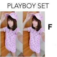 ราคา New เดรส+หมวก Playboy น่ารัก (1648902539)