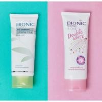 ราคา bionic FACIAL FOAM ACNE DOUBLE WHITE & GREEN TEA ไบโอนิค เฟเชียลโฟม แอคเน่ ดับเบิ้ล ไวท์ & กรีนที ครีมโฟมล้างหน้า 80g. (13191486699)