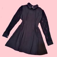 ราคา ชุดเดรส กระโปรง แฟชั่นเกาหลี แขนยาว (11850525672)
