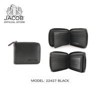 ราคา JACOB กระเป๋าธนบัตรชาย ซิปรอบ รุ่น 22427 (11760808301)