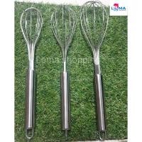 ราคา ตะกร้อตีไข่ ตีแป้งสแตนเลส ตะกร้อมือจับถนัดมือ ตัวสแตนเลสแข็งแรง (7835947472)