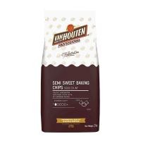 ราคา ดาร์ค ช็อคโกแลตชิพ ตรา แวน ฮูวแตน 1กก. Van Houten Semi Sweet Baking Chips 1kg (6590723808)