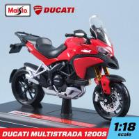 ราคา โมเดลรถ บิ๊กไบค์ Ducati Multistrada 1200S สเกล 1:18 แบรนด์ Maisto โมเดล 1/18 (6639612419)