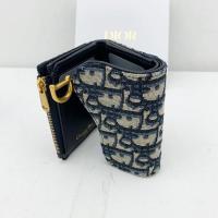 ราคา Dior trifold wallet saddle (5651468654)