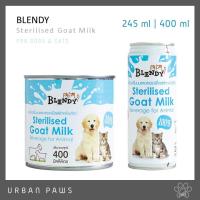ราคา นมแพะ Blendy - Sterilised Goat Milk สำหรับสุนัขและแมว 245 ml / 400 ml (19747069514)