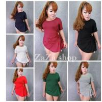 ราคา เสื้อยืด ผ้าเรย่อน ไซส์ใหญ่ สาวอวบ สาวอ้วน PlusSize (386910361)