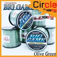 ราคา สายเอ็นตกปลา แชมเปี้ยน บิ๊กเกมส์ CHAMPION BIGGAME สีเขียวขี้ม้า เหนียวมาก (11273406450)