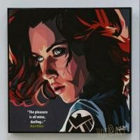 ราคา Black widow แบล็กวิโดว์ นาตาชา โรมานอฟ รูปภาพ​ติด​ผนัง​ pop art Marvel กรอบรูป แต่งบ้าน ของขวัญ (6334710166)
