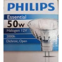 ราคา Philips Essential Halogen MR16 50W GU5.3 12V 36D หลอดหน้าเปิด (3776022961)