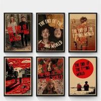 ราคา โปสเตอร์กระดาษคราฟท์ ลาย the End of the Fucking World สไตล์วินเทจ สําหรับตกแต่งผนังบ้าน (5358134231)