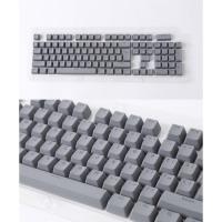 ราคา เซ็ตปุ่มคีย์แคป PBT Grey Doubleshot keycap คีย์แคป ไฟลอด เทา 106 ปุ่ม (1890903118)