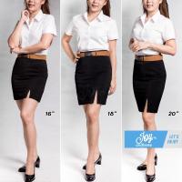 ราคา กระโปรงนักศึกษาทรงเอ กระโปรงทรงเอ ทรงเอผ่าหน้า-ผ่าหลัง ยาว 16-20 นิ้วhot sale (13038140419)