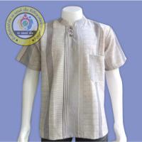 ราคา เสื้อพื้นเมืองผู้ชาย แขนสั้น ผ้าฝ้าย (11072066804)