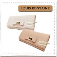ราคา Louis Fontaine แท้!!! กระเป๋าสตางค์ใบยาวพับเดียว Louis Fontaine หนังลายเงา (LFpl117A) (320259149)