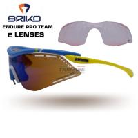 ราคา แว่นตากันแดดปั่นจักรยาน BRIKO ENDURE PRO TEAM 2 LENSES (Made in Taiwan) (10222960895)