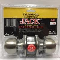 ราคา ลูกบิดประตูสแตนเลส Jack 580SS-BK สำหรับห้องน้ำ (1042514702)