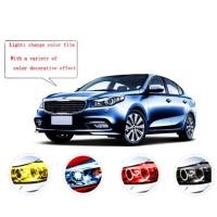 ราคา (ส่วนลด 80 บาท สินค้าใหม่) สติ๊กเกอร์ฟิล์มติดไฟหน้ารถยนต์ 30 x 60 ซม. (5113597491)