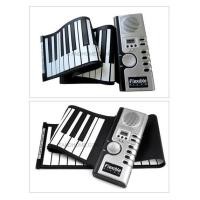 ราคา ac เปียโนพับ เปียโนไฟฟ้าพกพา พับม้วนได้ 61 คีย์ Electric Piano Digital Keyboard 61 Keys (8994825483)
