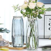 ราคา แจกันแก้วใสเครื่องประดับห้องนั่งเล่นแจกันจัดดอกไม้สุทธิแจกันสีแดงขนาดใหญ่พิเศษวัฒนธรรมน้ำแจกันไม้ไผ่ดอกไม้ (7252652521)