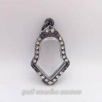ราคา กรอบพระ กรอบพระเงินผสม แต่งเก่า ทรงจำปี [ กว้าง2.6*สูง3.7cm(ขนาดจอกระจก) ] (21842497800)