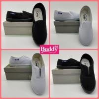 ราคา รองเท้าผ้าใบแบบสวม Buddy สีดำ สีขาว มีทั้งผู้หญิง ผู้ชาย (22227467678)