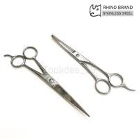 ราคา Rhino Brand กรรไกร กรรไกรตัดผมสแตนเลส (5.5"/6"/6.5"/7"/7.5") กรรไกรตัดผม กรรไกรซอยผม ตัดผมเด็ก คมกริบ ไม่เป็นสนิม (10824047390)