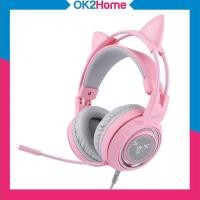 ราคา SOMiC G951 PINK 7.1 Surround Sound Gaming Headphone หูฟังเกมมิ่ง (6026737518)