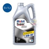 ราคา Mobil Super 3000 5W-30 ขนาด 6+1 ลิตร (2695039034)