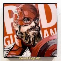 ราคา กรอบรูป#Red Guardian(Marvel)#Worldpopart#กรอบรูปวิทยาศาสตร์พร้อมแขวนเคลือบเงาไว้อย่างดี#กรอบรูปติดผนัง (4082910522)