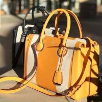 ราคา MCM Neo Medium Milla Canvas Tote Yellow (1839524142)