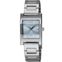 ราคา Casio Standard นาฬิกาข้อมือผู้หญิง สายสแตนเลส รุ่น LTP-1283D-2ADF - สีเงิน/ฟ้า (63179377)