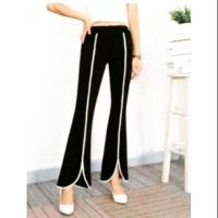 ราคา กางเกงขาม้าผ่าหน้าแต่งแถบหน้าว้าวๆๆ (1203908855)